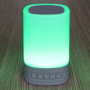 صب بلوتوث مضيء باللمس 7 ألوان - Touch speaker with light 7 colors